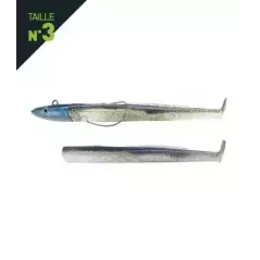 LEURRES FIIISH COMBO OFF SHORE 40G BLACK EEL TAILLE 3 150 ELECTRIC BLUE