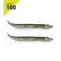 LEURRES FIIISH DOUBLE COMBO OFF SHORE 10GR CRAZY SAND EEL TAILLE 100 KAKI