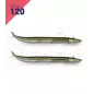 LEURRES FIIISH DOUBLE COMBO OFF SHORE 15GR CRAZY SAND EEL TAILLE 120 KAKI