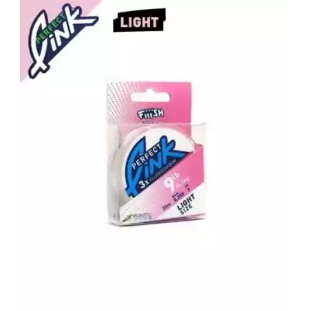 FLUOROCARBON LIGHT 9LB/4,1kg PERFECT LINK FIIISH DIAMETRE 0.255 - PE 2 - 20M