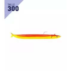 LEURRES FIIISH SIMPLE COMBO OFF SHORE 160GR CRAZY SAND EEL TAILLE 300 MANGO JUICE