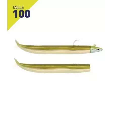 LEURRES FIIISH COMBO SHORE 5GR CRAZY SAND EEL TAILLE 100 OR