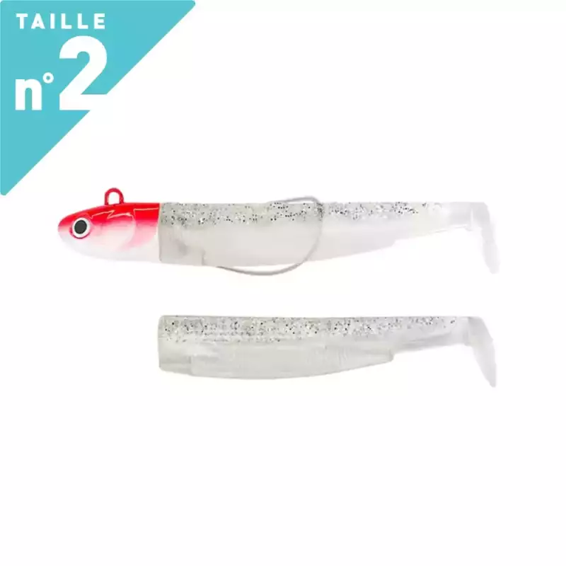 LEURRES FIIISH COMBO EXTRA DEEP 20GR BLACK MINNOW TAILLE 2 90 BLANC