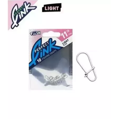 AGRAPHES FIIISH PERFECT LINK LIGHT 11Lb/5kg (sachet de 10 )