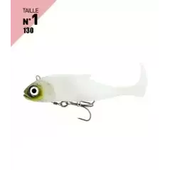 LEURRES FIIISH BLASTER SHAD TAILLE 130 38GR WHITE COCO