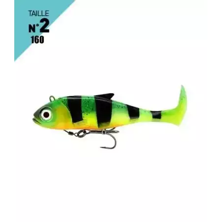 LEURRES FIIISH BLASTER SHAD TAILLE 160 53GR FIRE TIGER