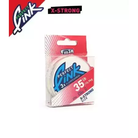 FLUOROCARBON X-STRONG 35LB/15.9kg PERFECT LINK FIIISH DIAMETRE 0.415 - PE 6 - 30M