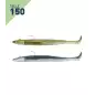 LEURRES FIIISH DOUBLE COMBO OFF SHORE 20GR CRAZY PADDLE TAIL TAILLE 150 KAKI/BLEU NACRE