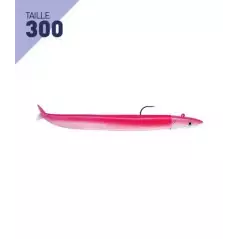 LEURRES FIIISH SIMPLE COMBO OFF SHORE 160GR CRAZY SAND EEL TAILLE 300 ROSE