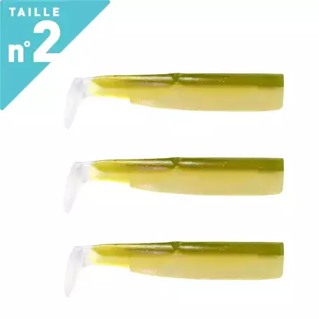 3 CORPS LEURRES FIIISH BLACK MINNOW TAILLE 2 90 WAKASAGI