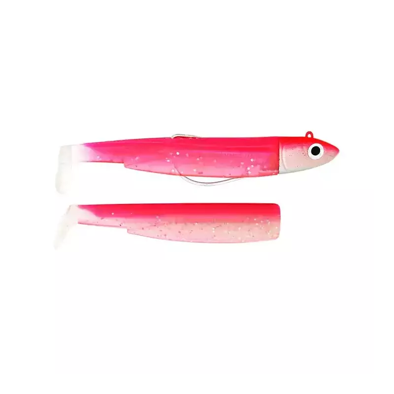 LEURRES FIIISH COMBO DEEP 120GR BLACK MINNOW TAILLE 6 ROSE FLUO