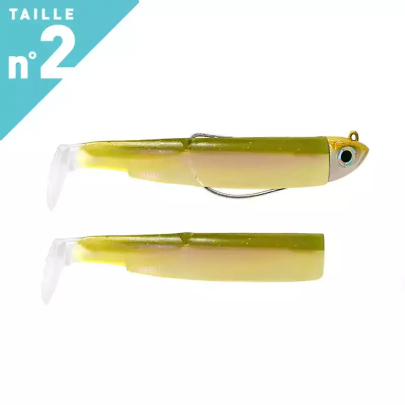 LEURRES FIIISH COMBO SHORE 5GR BLACK MINNOW TAILLE 2 90 WAKASAGI